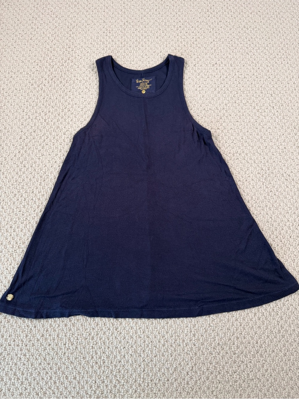 Lilly Pulitzer Navy Luxletic Tank Top